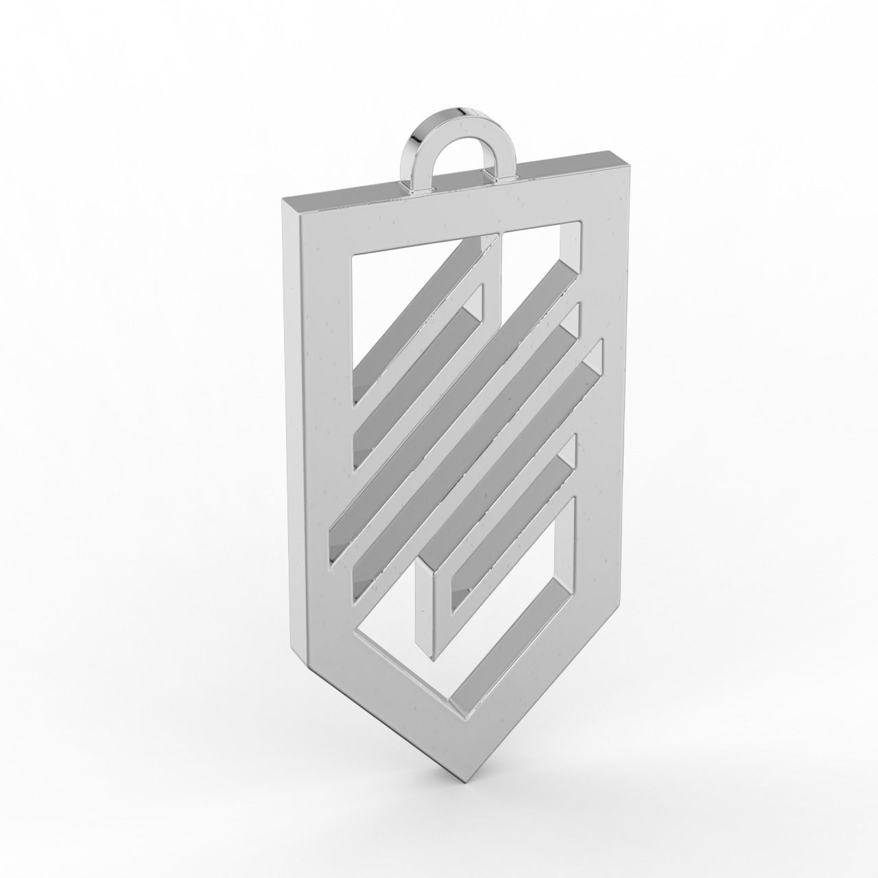 Pendant Logo of the Ukrainian troops of Azov  3D print model_1
