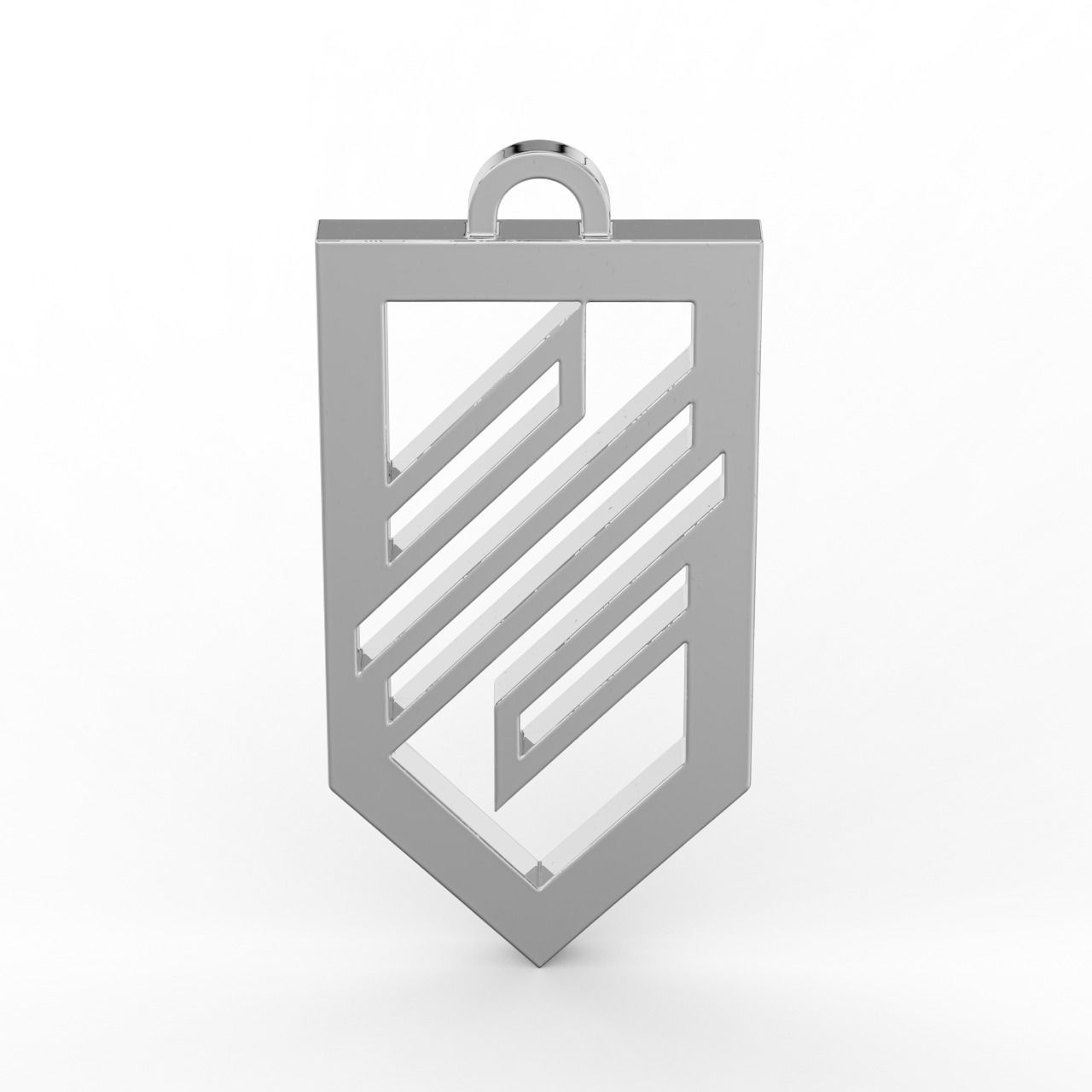 Pendant Logo of the Ukrainian troops of Azov  3D print model_5
