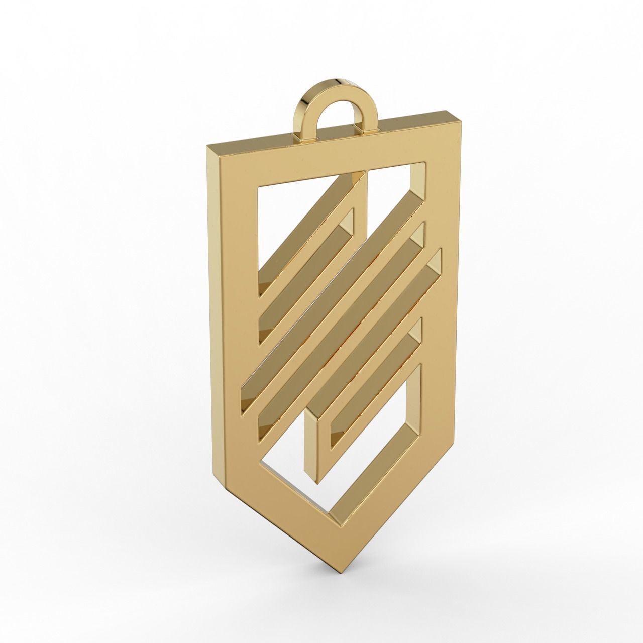 Pendant Logo of the Ukrainian troops of Azov  3D print model_11