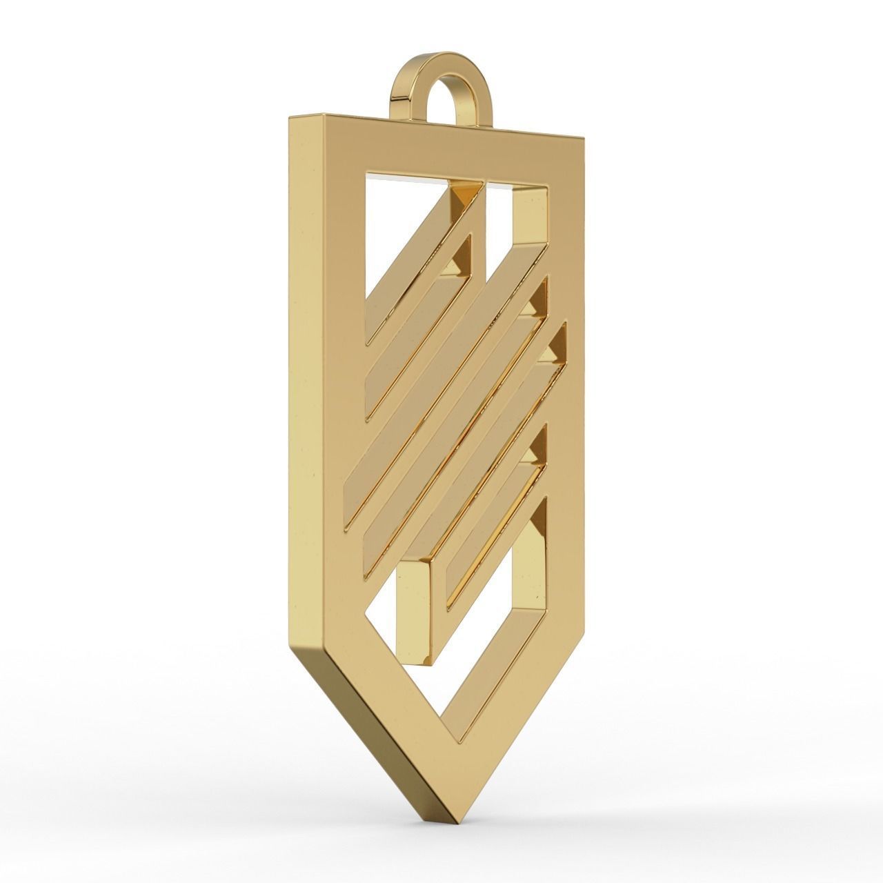 Pendant Logo of the Ukrainian troops of Azov  3D print model_9