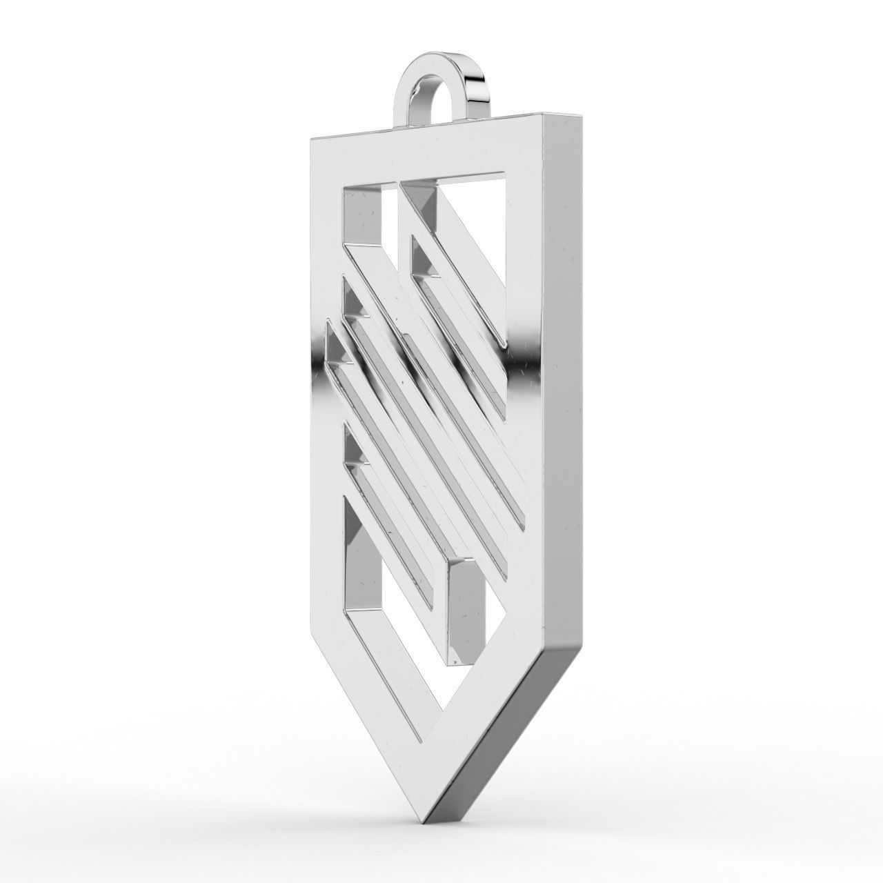 Pendant Logo of the Ukrainian troops of Azov  3D print model_4