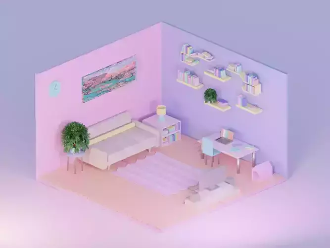 pink room