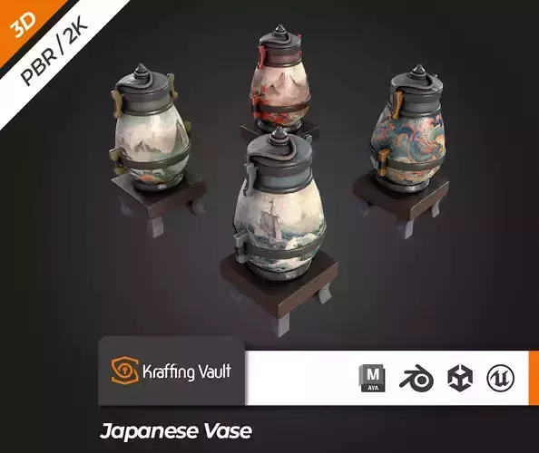 Japanese Pots V1