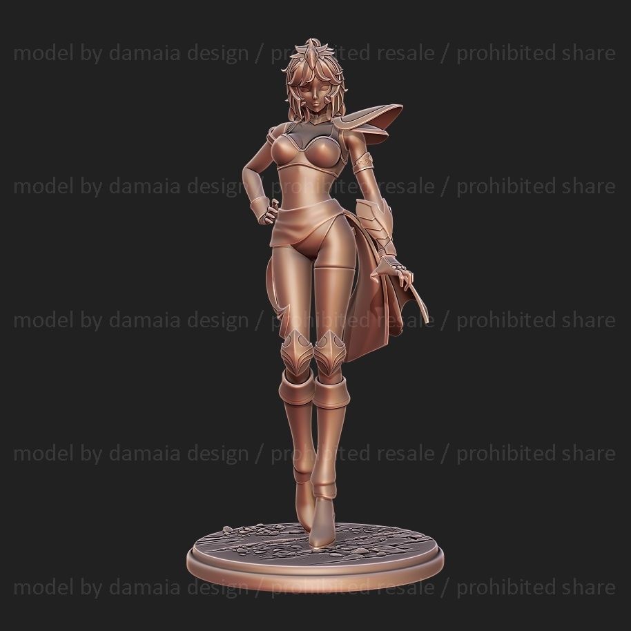 Saint Seiya Eagle Marin 3D print model_5