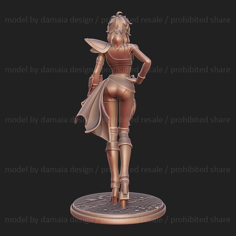 Saint Seiya Eagle Marin 3D print model_4