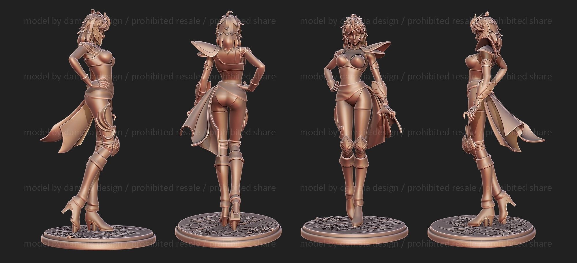 Saint Seiya Eagle Marin 3D print model_2