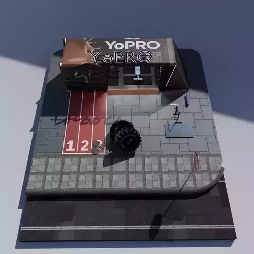 YoPRO Protein Academy 3D model