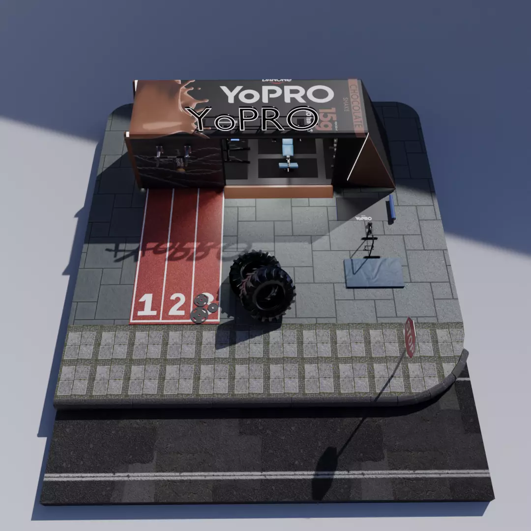 YoPRO Protein Academy 3D model_0