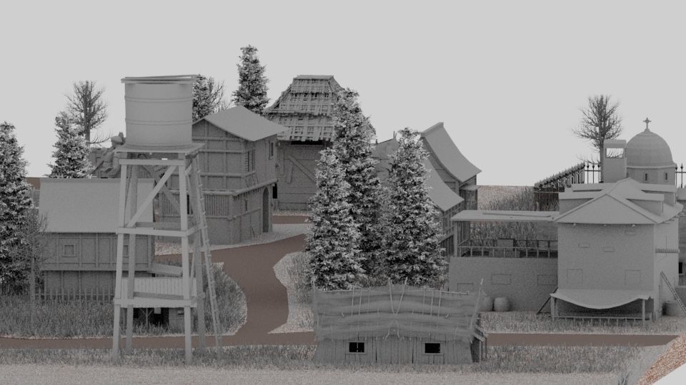Village 3D model_11
