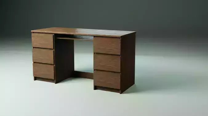 Dark Brown Desk