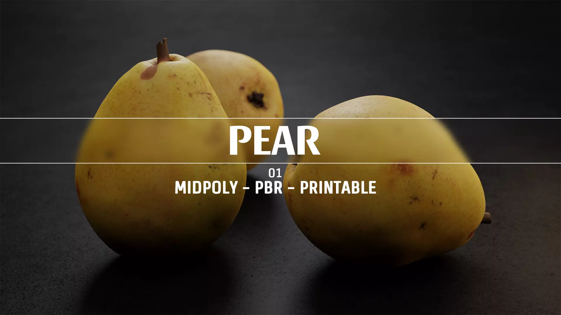 Pear - Photogrammetry 3D model_0