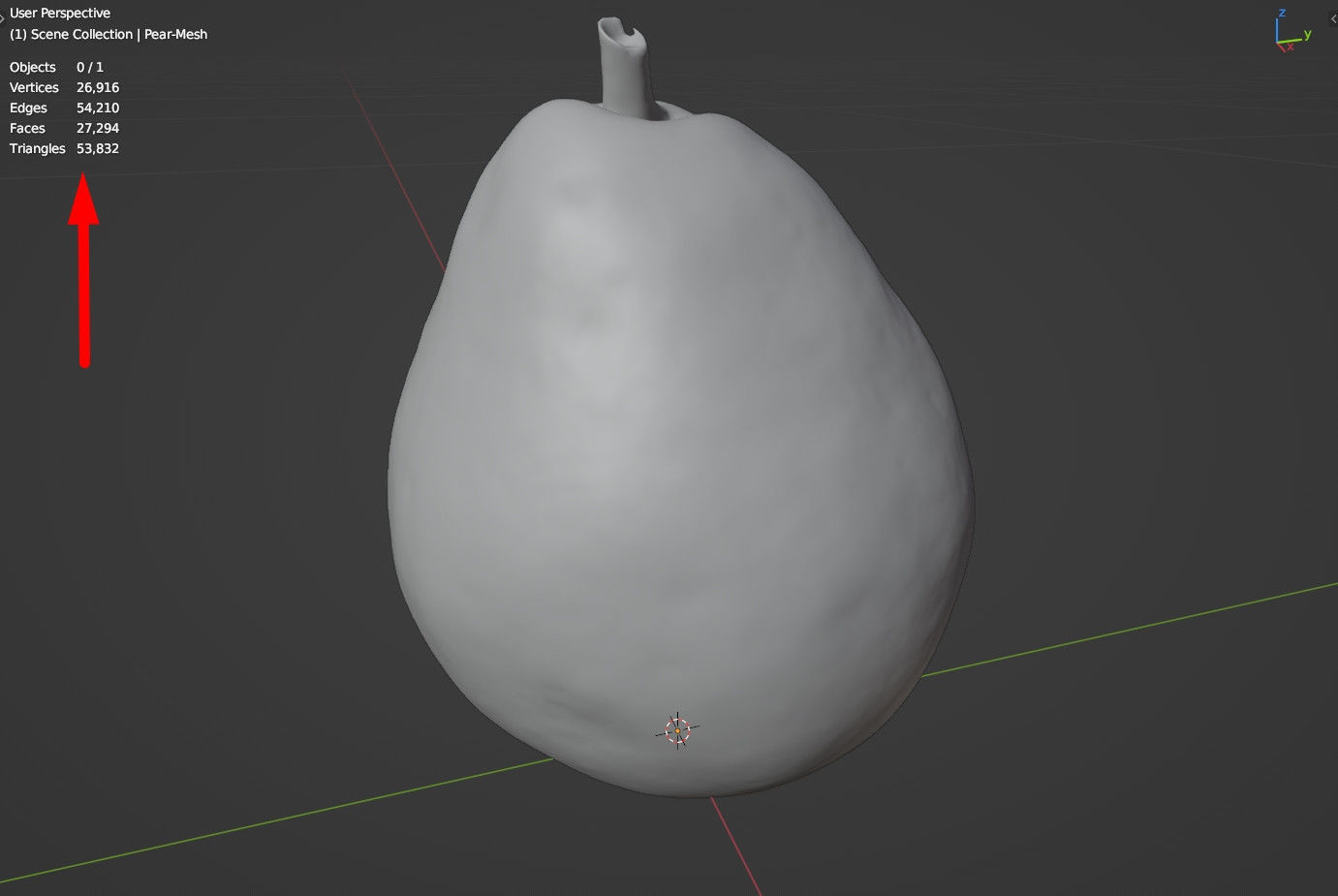 Pear - Photogrammetry 3D model_10