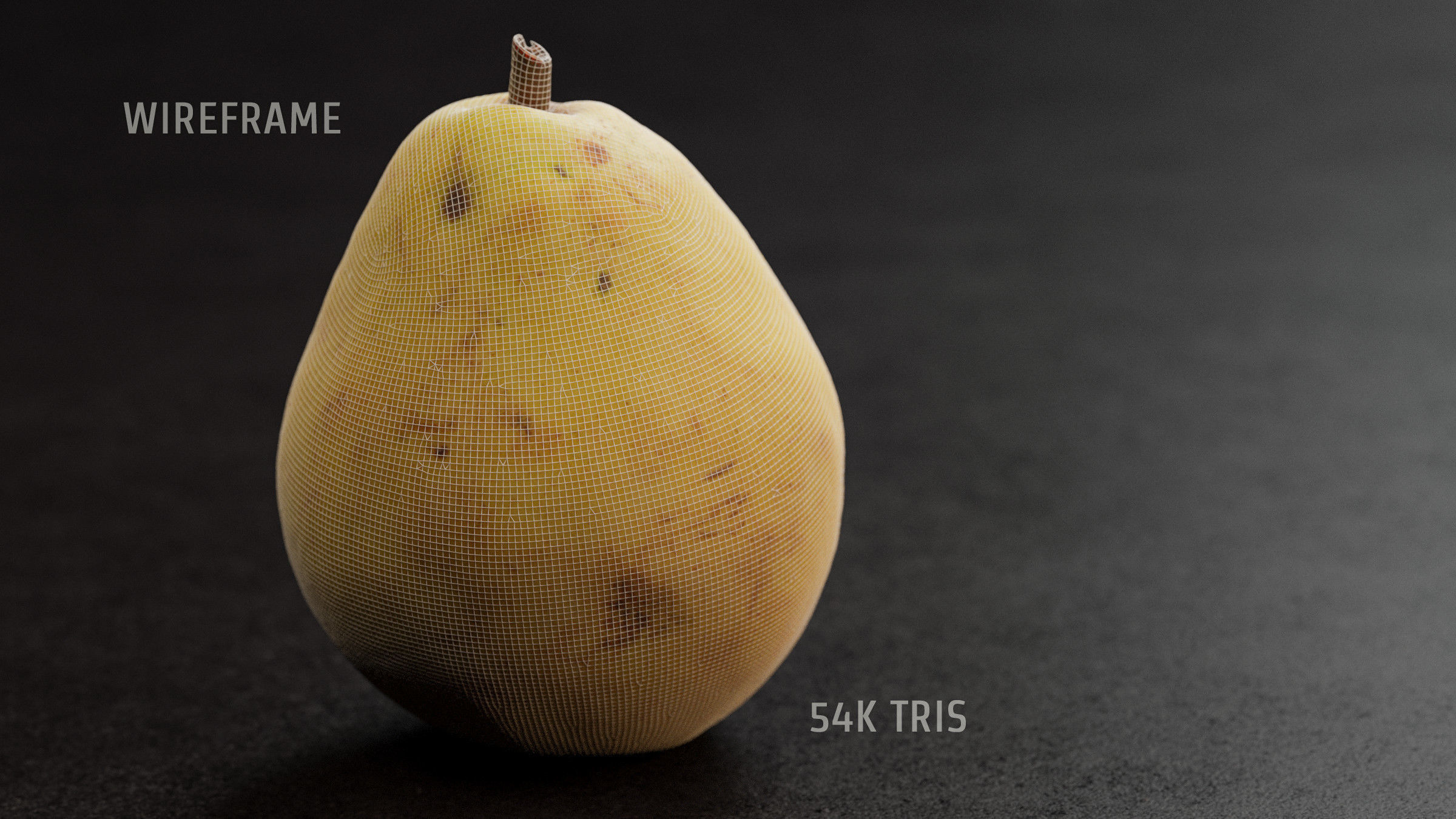 Pear - Photogrammetry 3D model_8