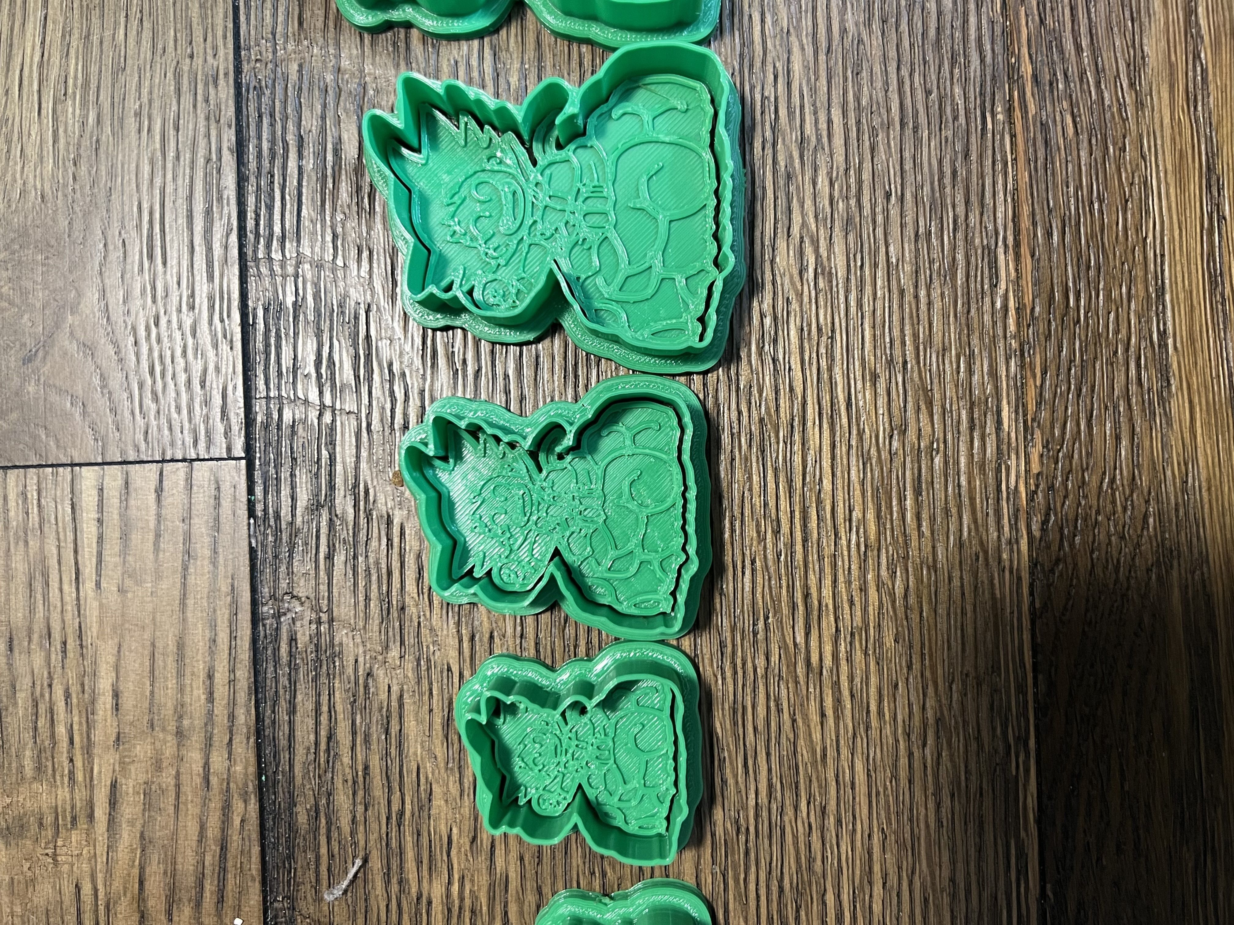 Kid Goku on Nimbus Cloud Cookie Cutter and Stamp 3D model_20