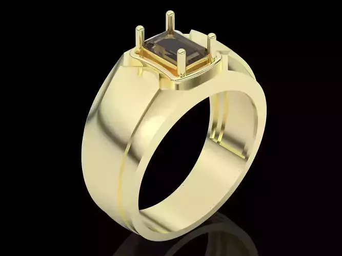 fashion emerald ring engagement ring silver gold