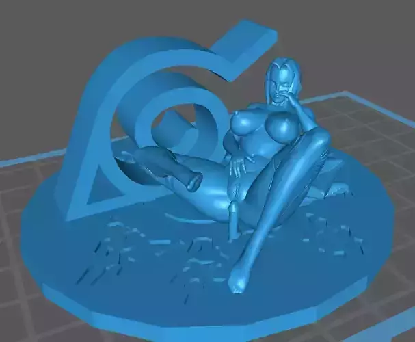 Tsunade sexy figure 3 model 3D print model