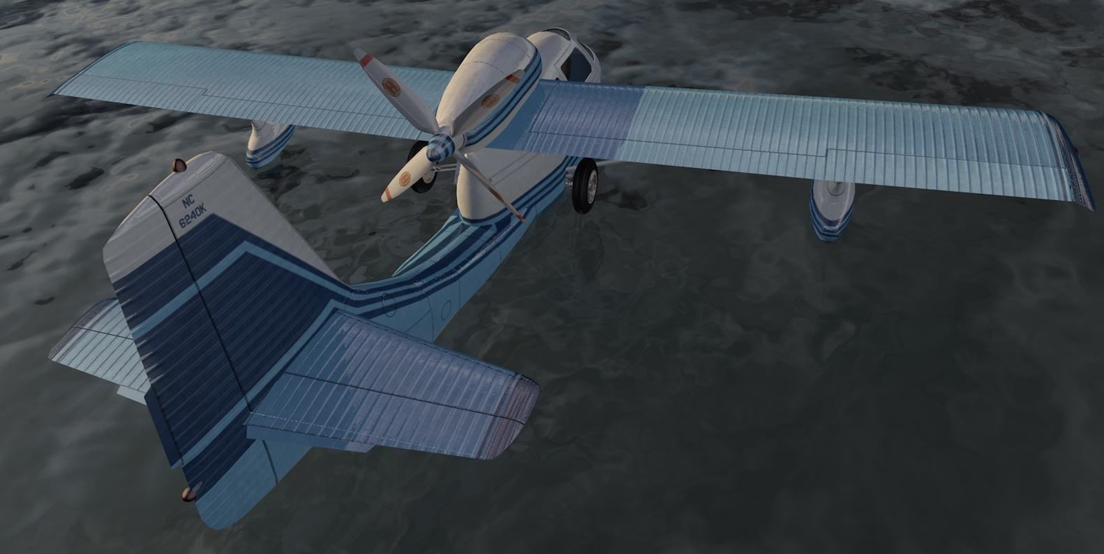 Republic RC-3 Seabee 3D model_5
