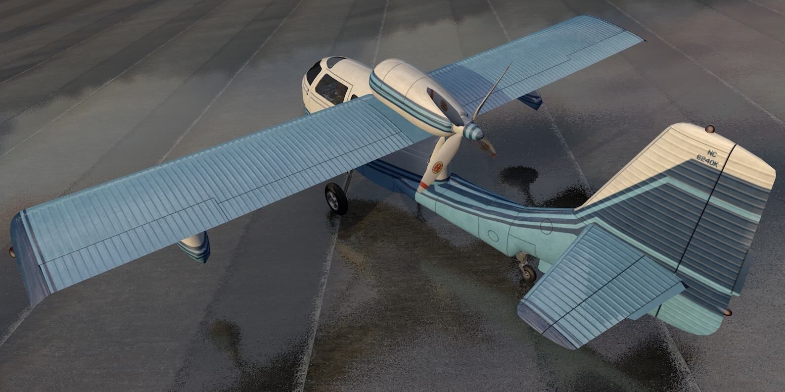 Republic RC-3 Seabee 3D model_1