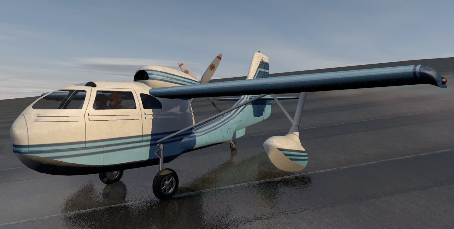 Republic RC-3 Seabee 3D model_3