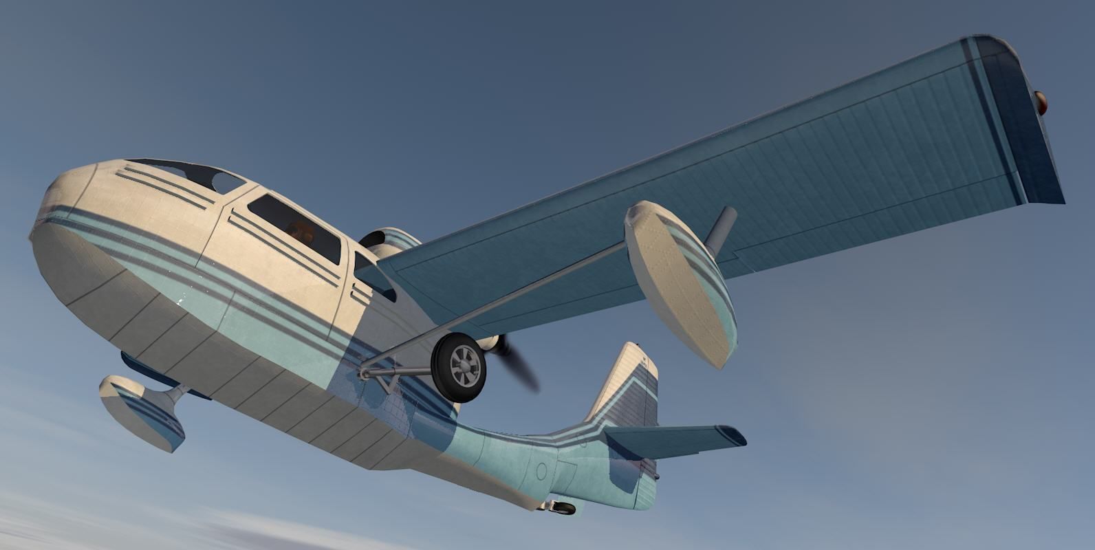 Republic RC-3 Seabee 3D model_11