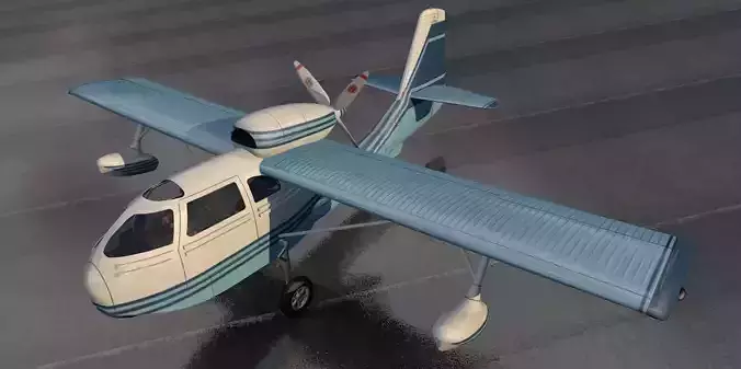 Republic RC-3 Seabee 3D model