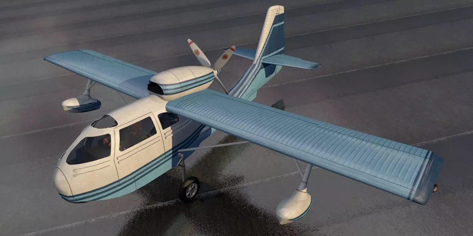 Republic RC-3 Seabee 3D model_0