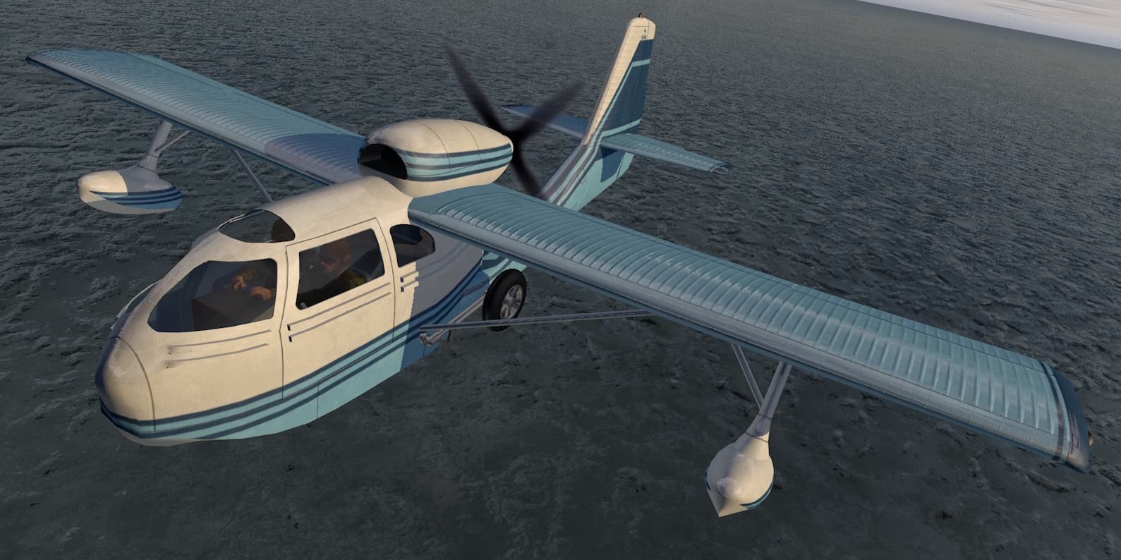 Republic RC-3 Seabee 3D model_10