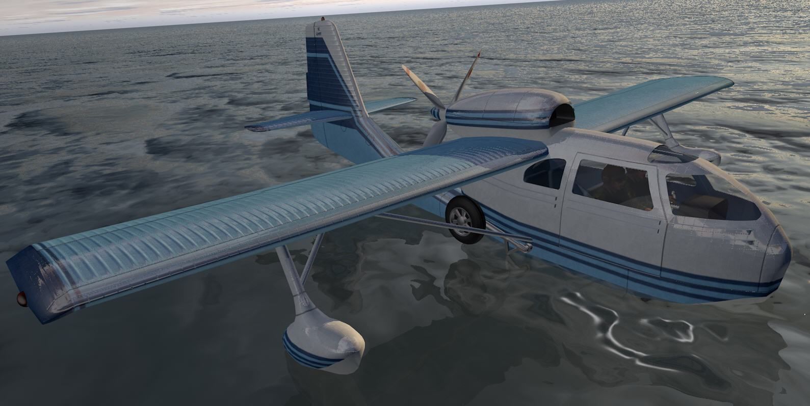 Republic RC-3 Seabee 3D model_6