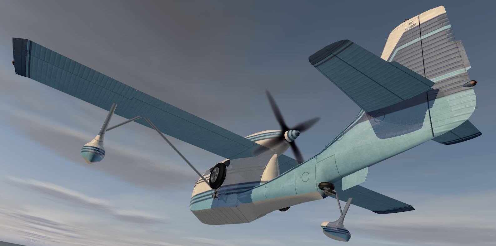 Republic RC-3 Seabee 3D model_12