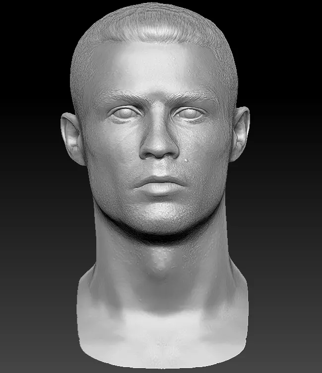 Cristiano Ronaldo - model for 3D printing 3D print model