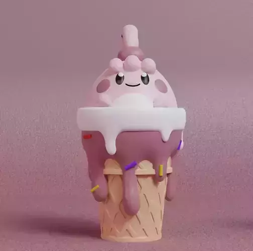 Pokemon - Ice Cream Happiny