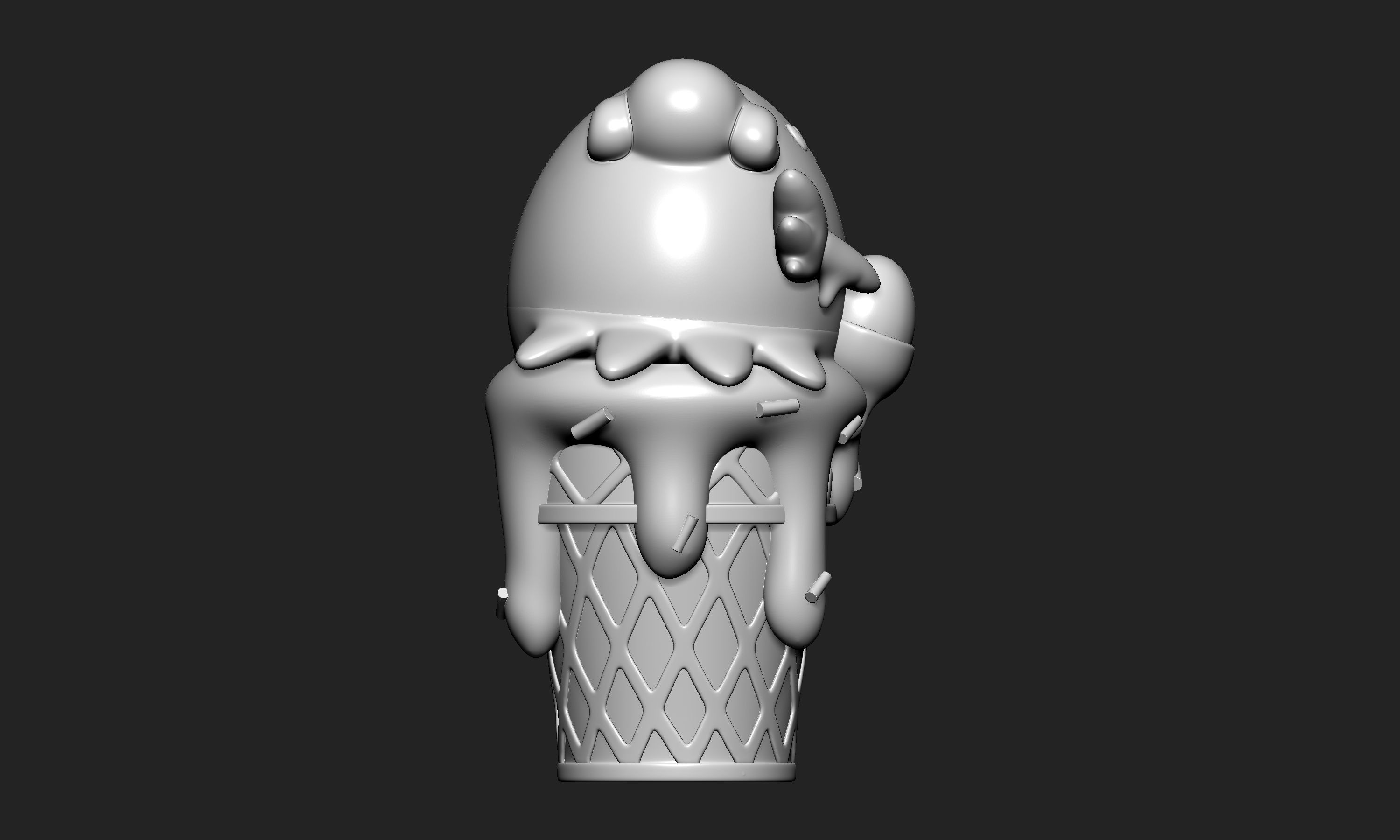 Pokemon - Ice Cream Blissey 3D print model_7