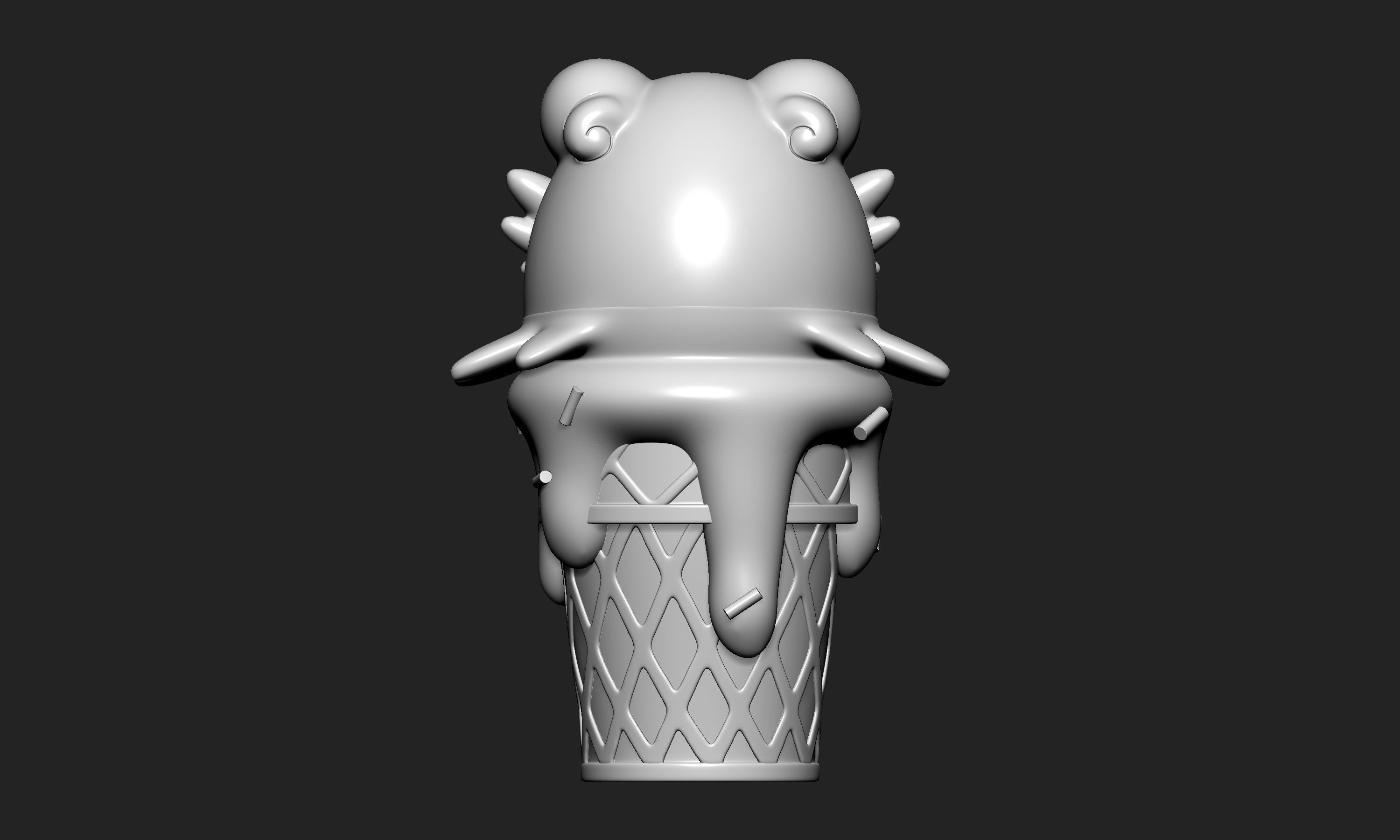 Pokemon - Ice Cream Blissey 3D print model_6