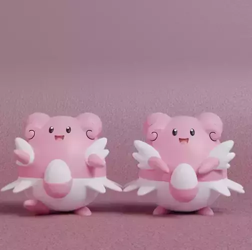 Pokemon - Blissey  with 2 poses