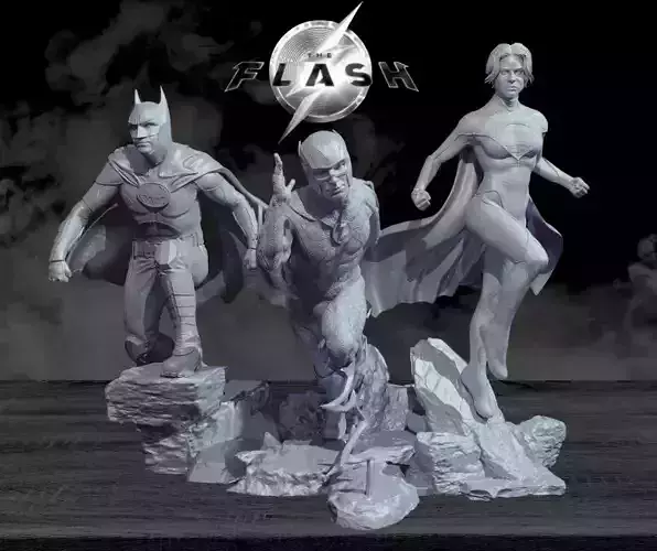 The Complete Flash Diorama 3D Model Collection