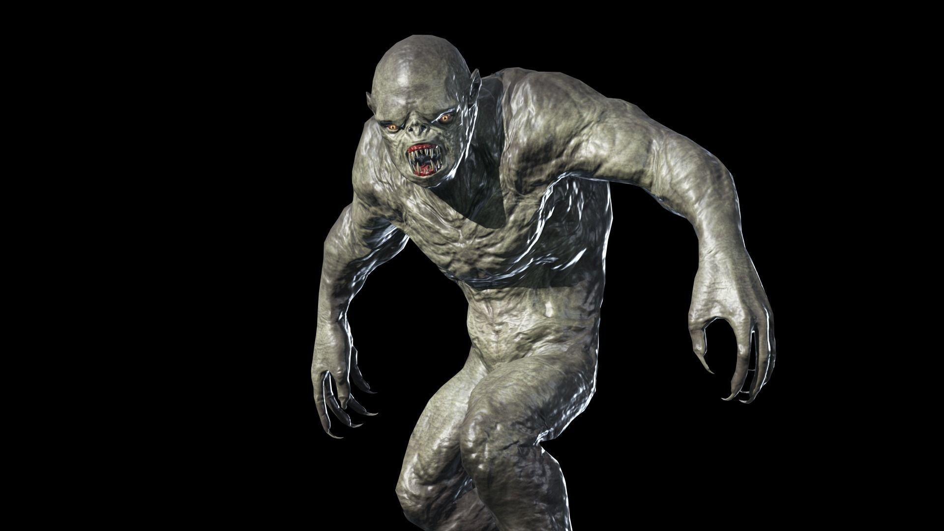 Hump Monster Low-poly 3D model_23