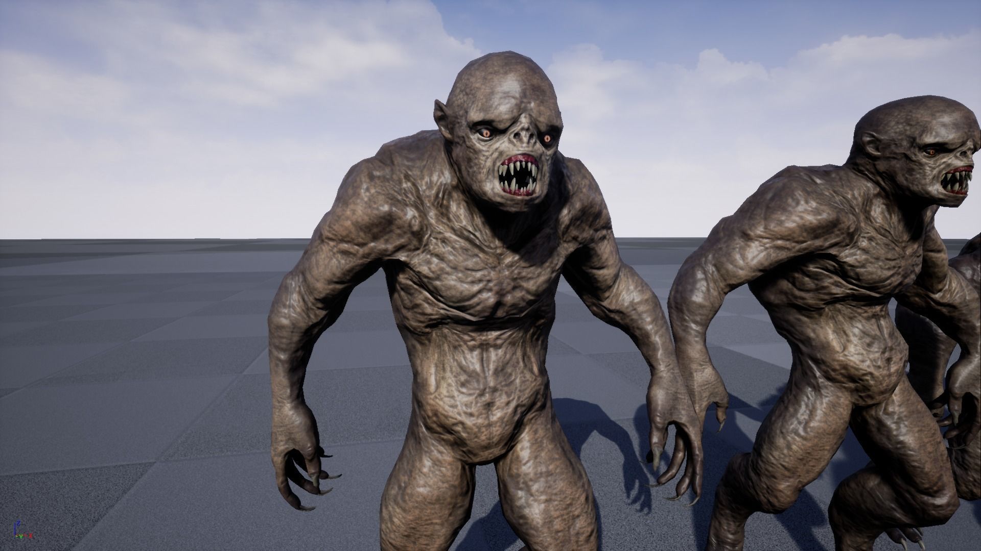 Hump Monster Low-poly 3D model_27