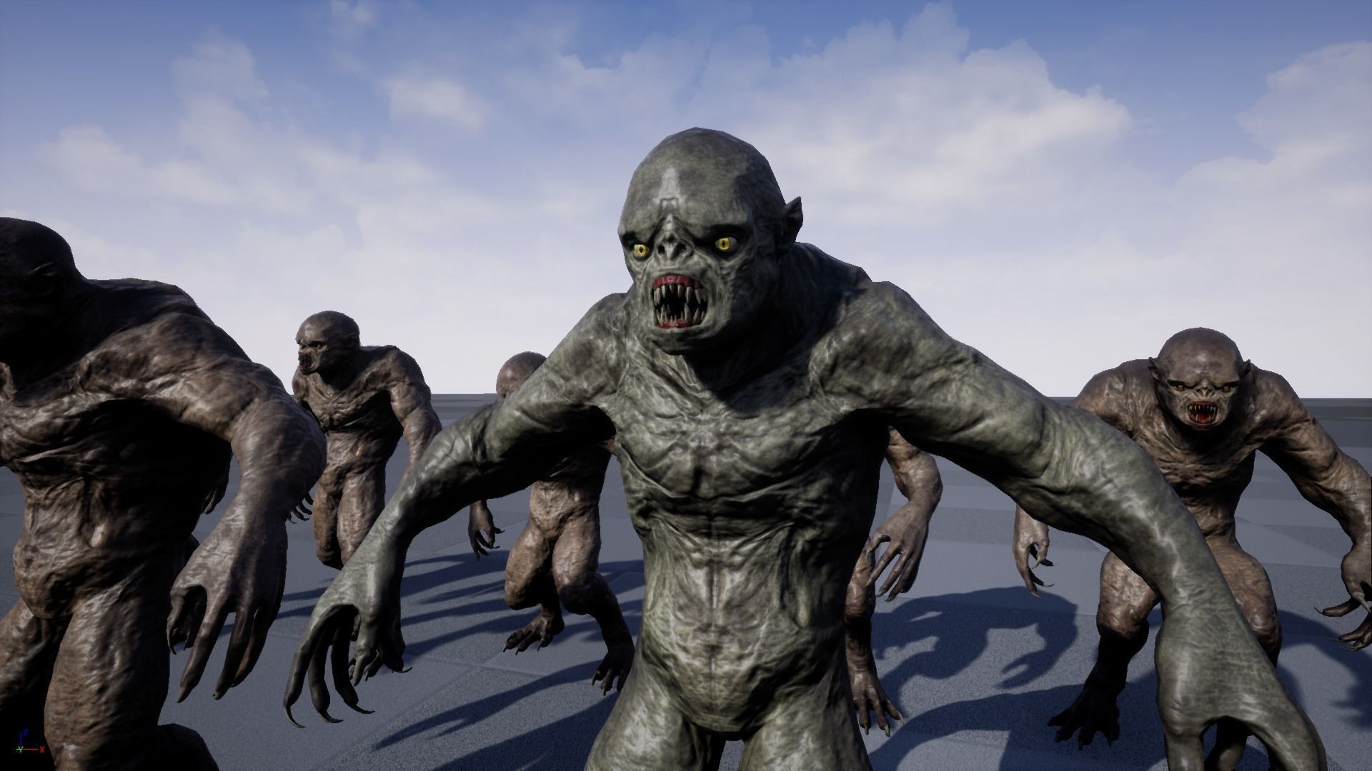 Hump Monster Low-poly 3D model_24