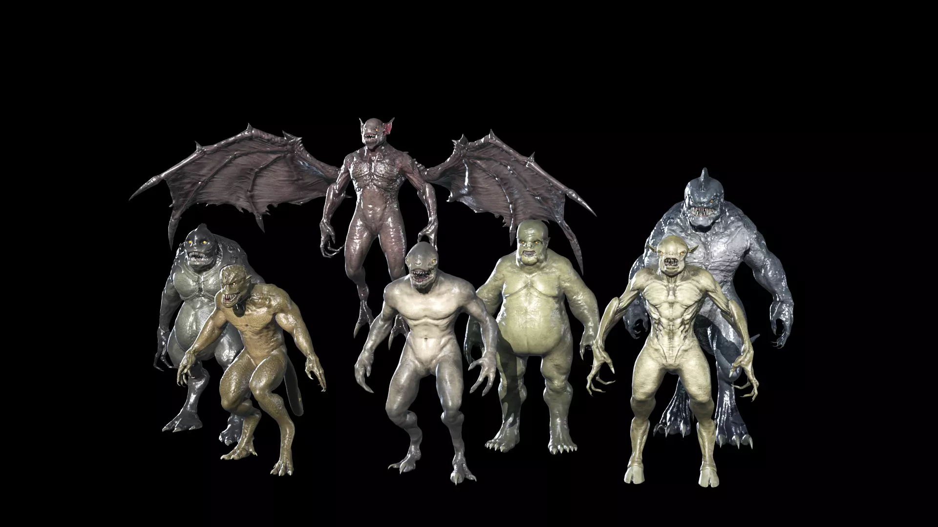 Monster Mutant Pack 3D Model Collection_0