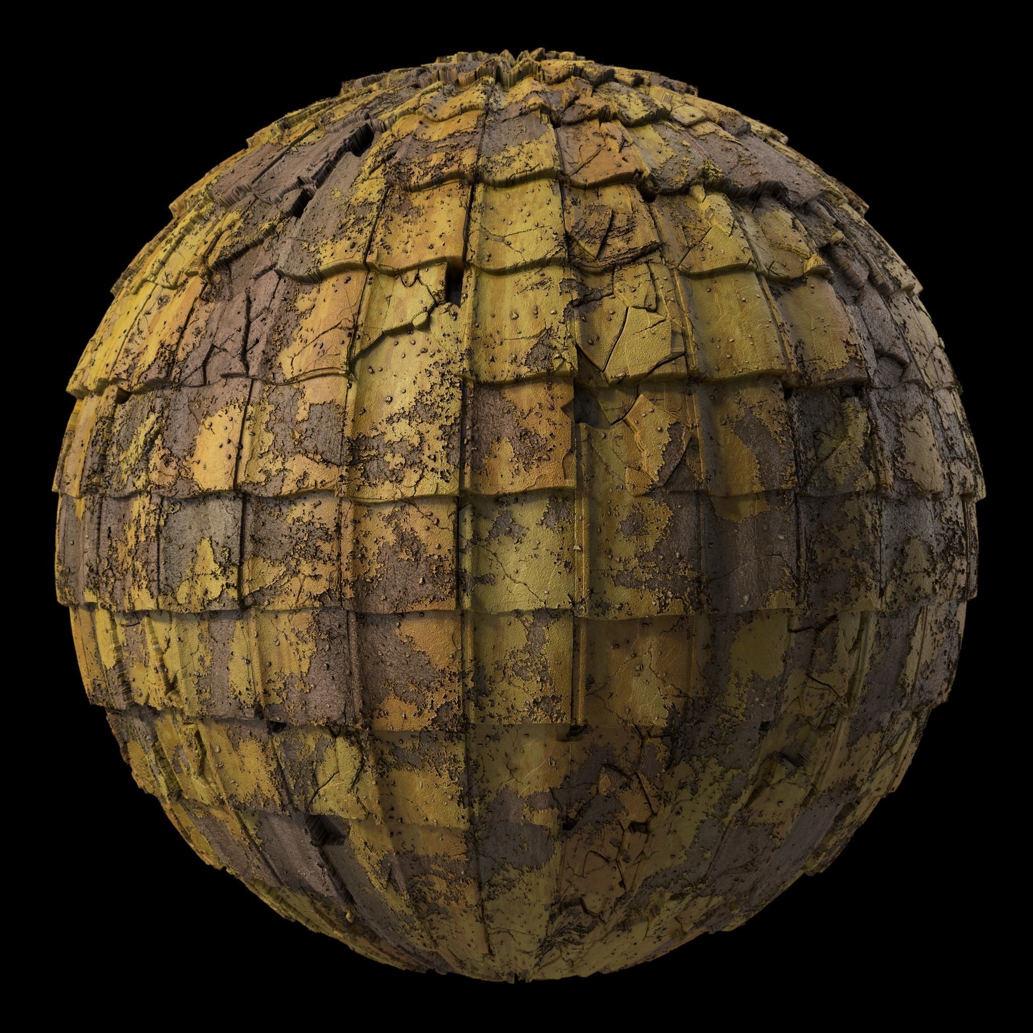 Roof Tile Materials 49- Concrete Roofing by Sbsar generator Texture_4