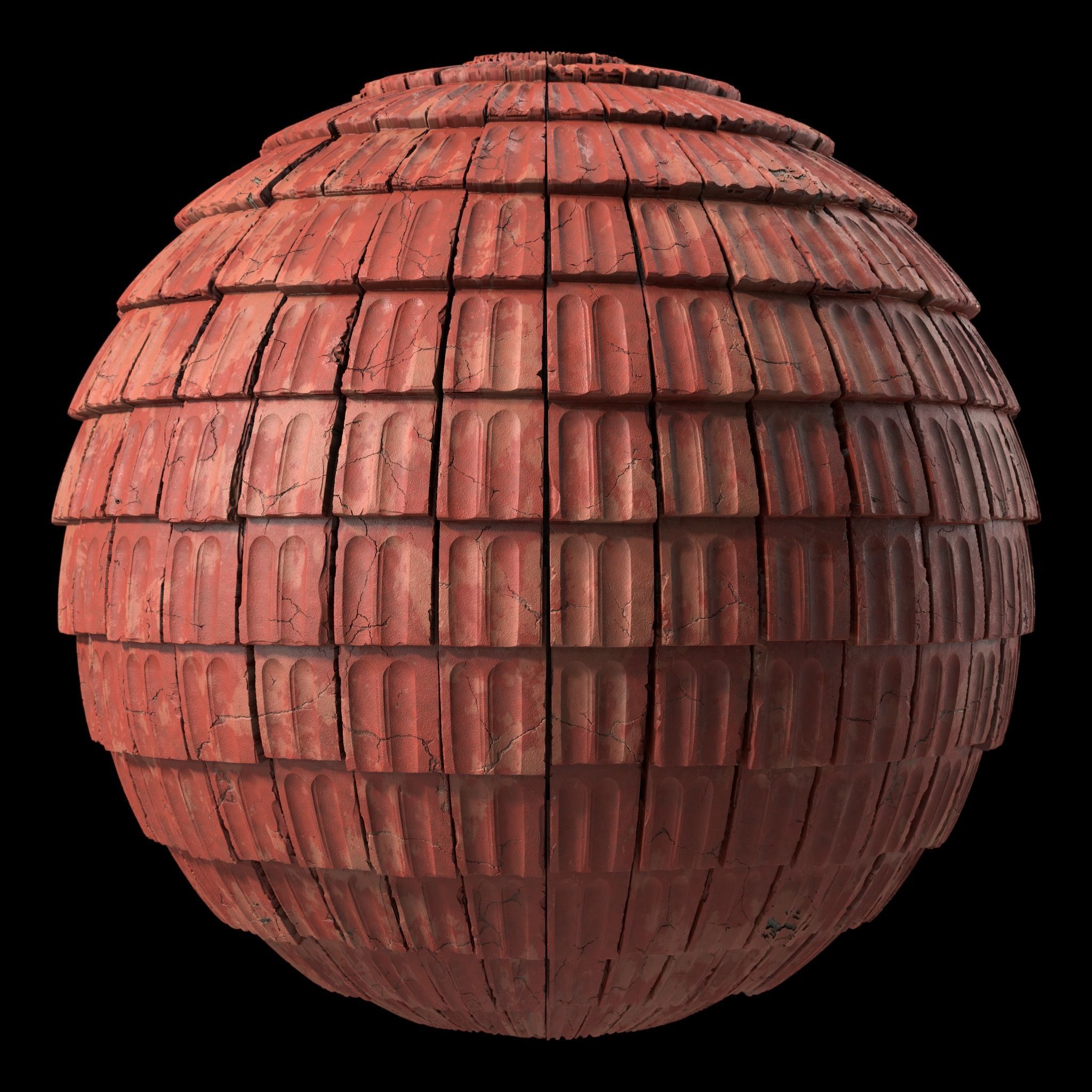 Roof Tile Materials 50- Concrete Roofing by Sbsar generator Texture_4