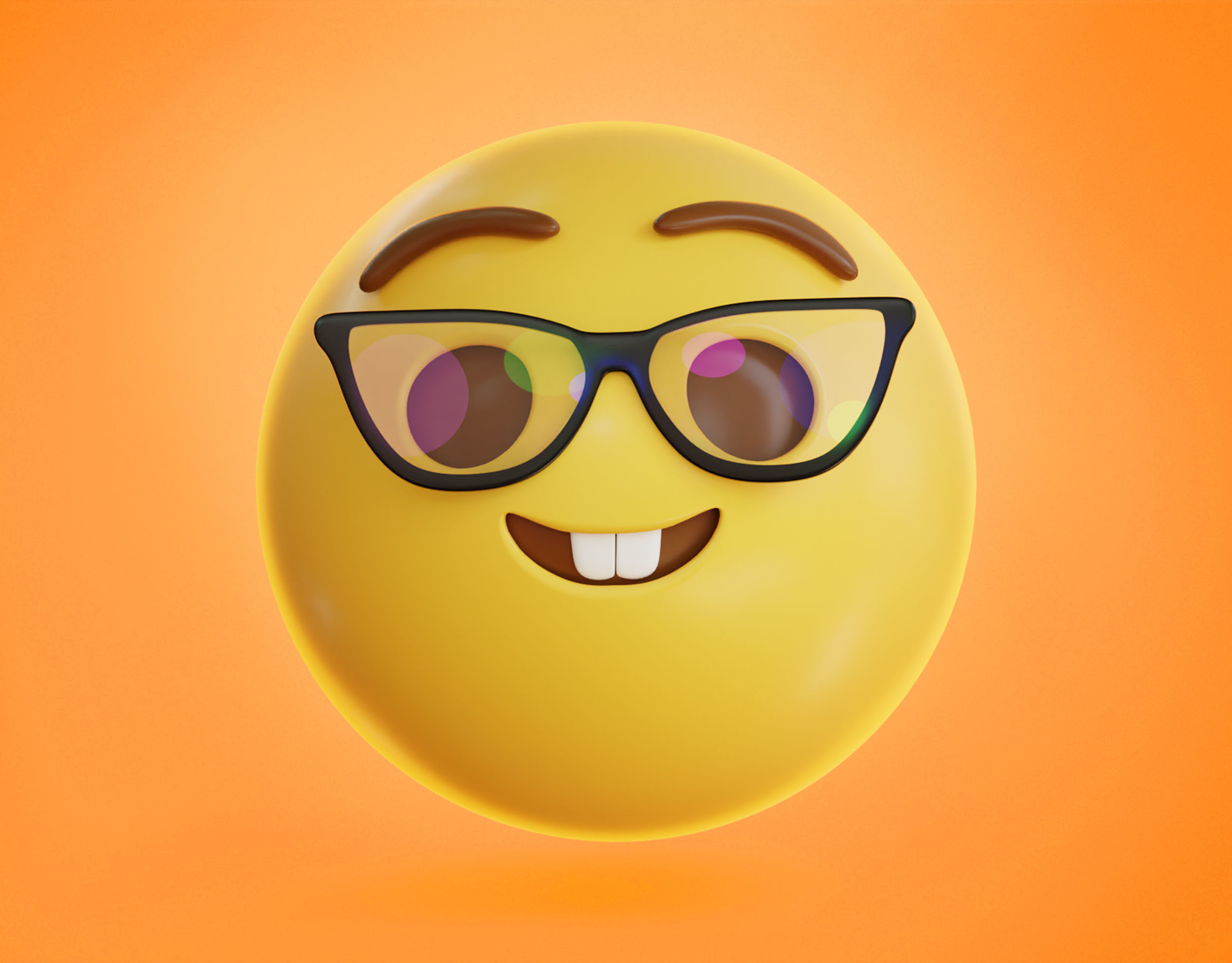 50 fully Animated Smiley Emojis Low-poly 3D model_11
