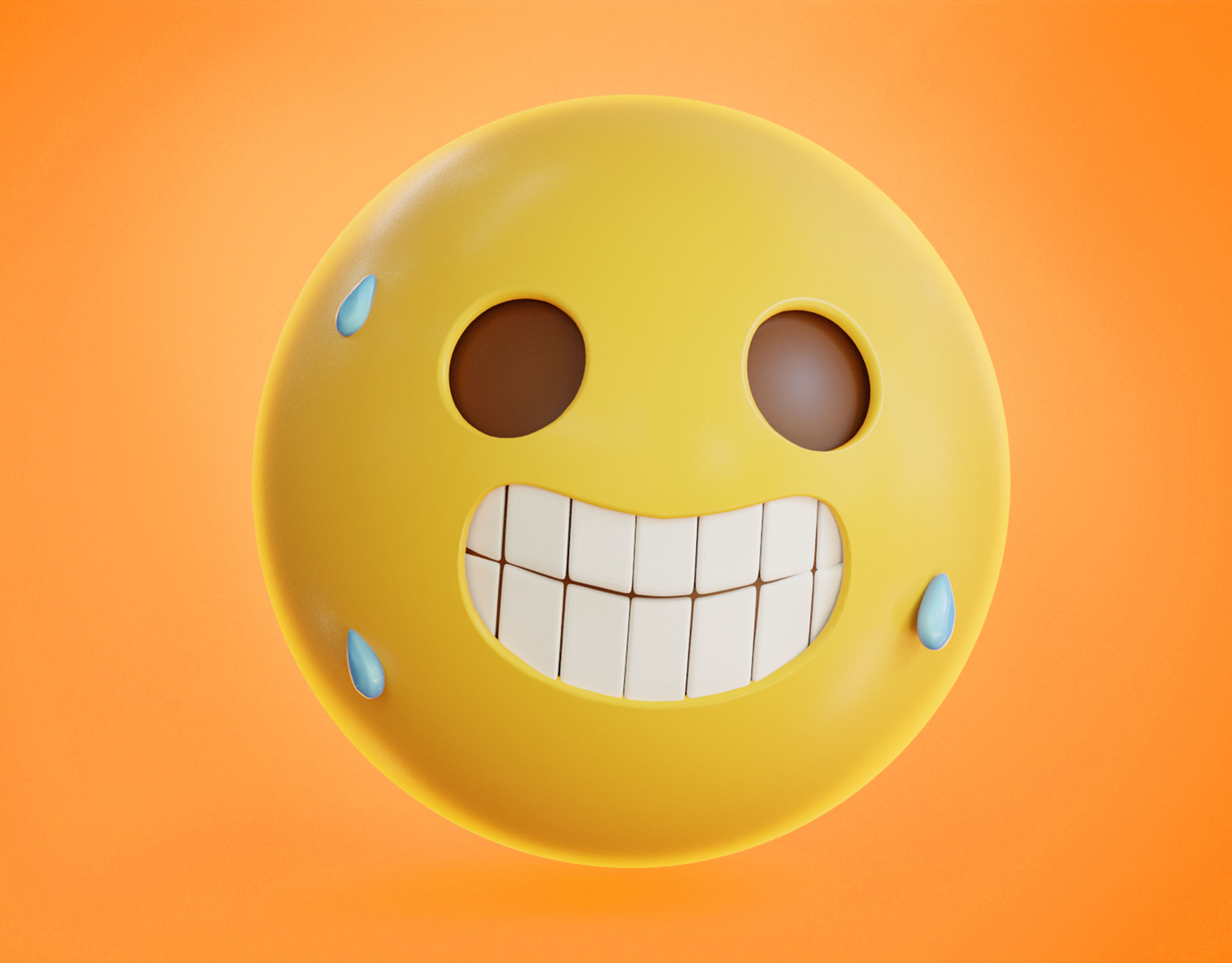 50 fully Animated Smiley Emojis Low-poly 3D model_17