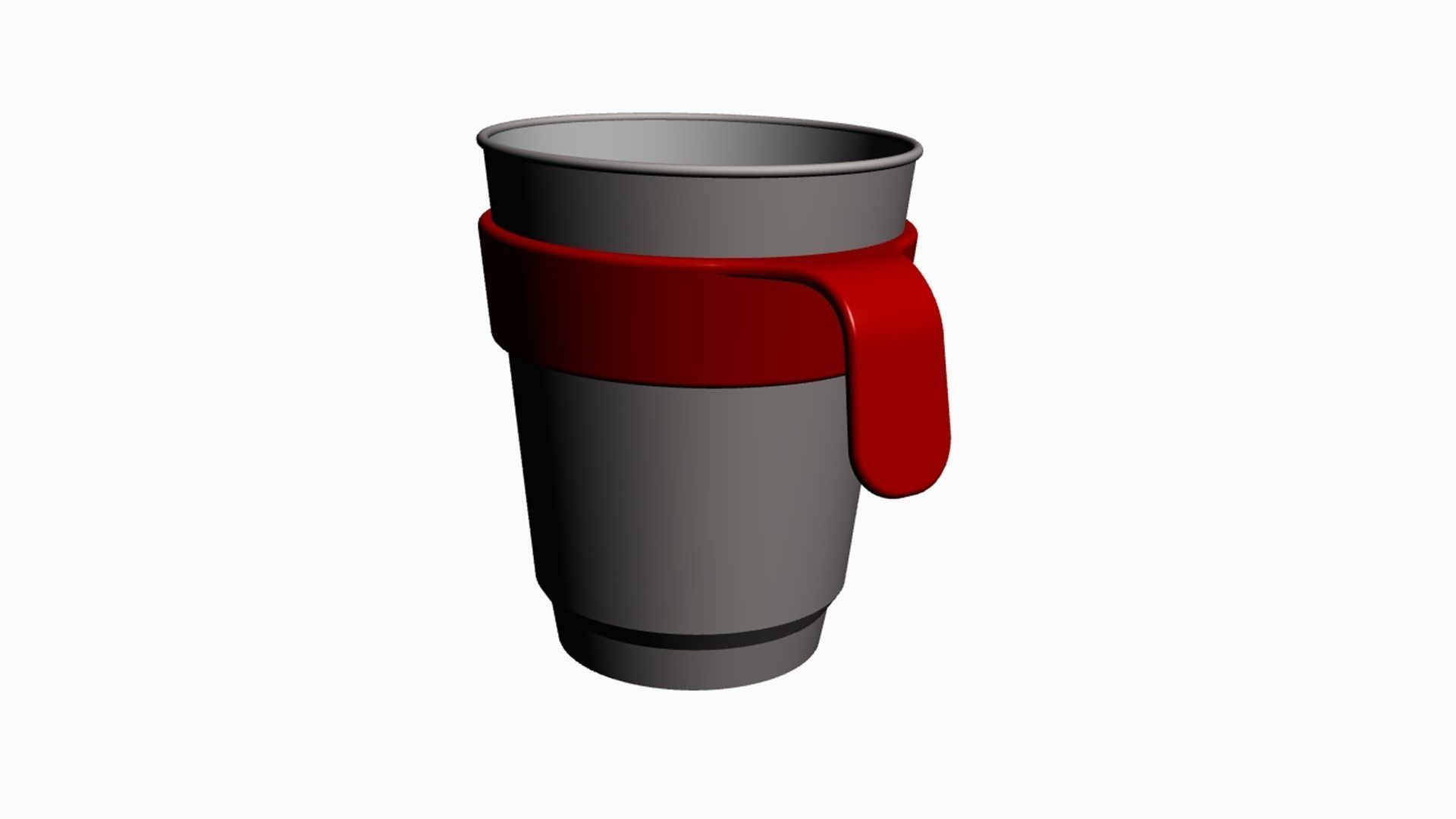 Foam Cup with Connector 3D print model_6