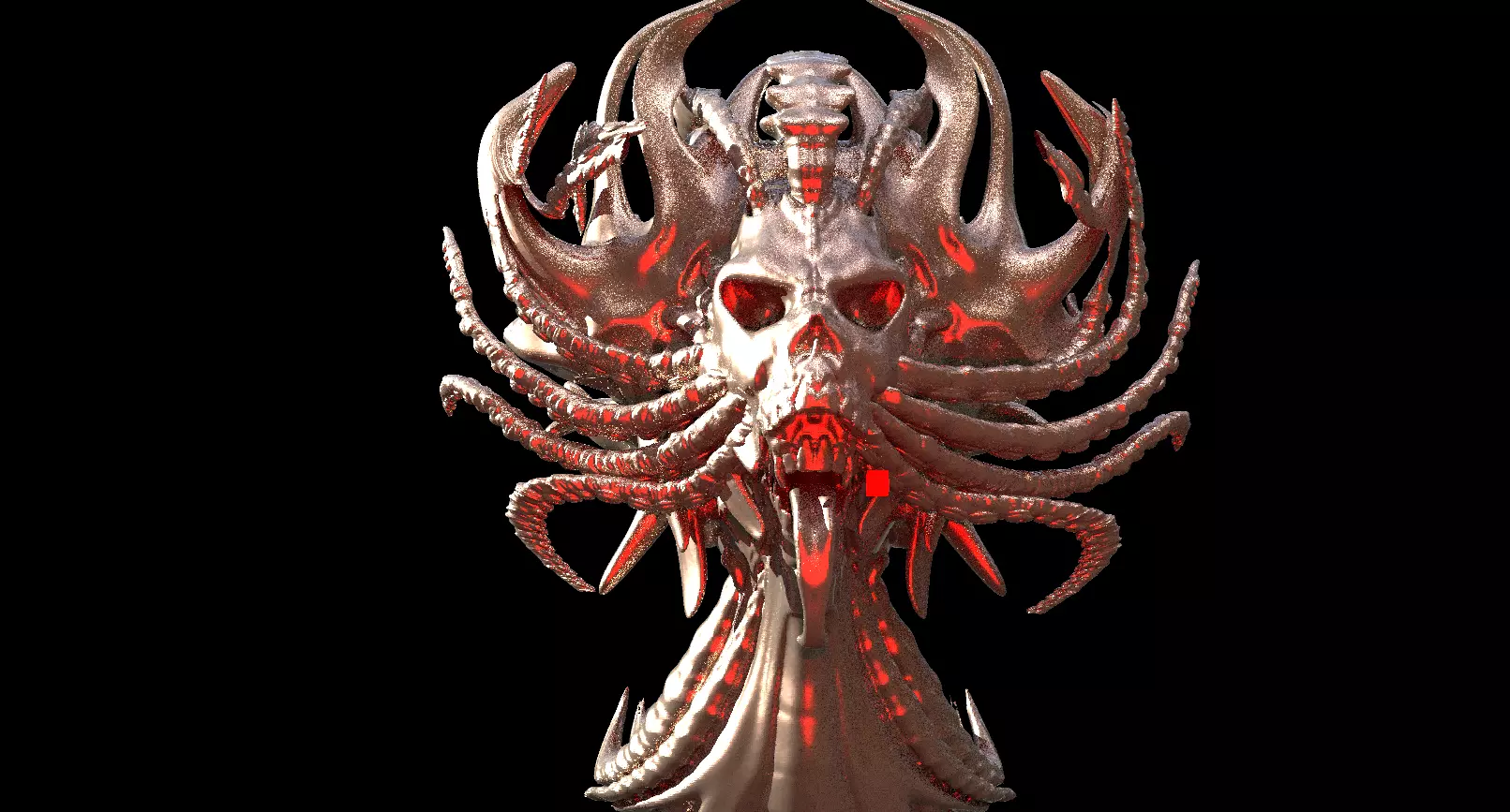 Alien God scull 5 3D model