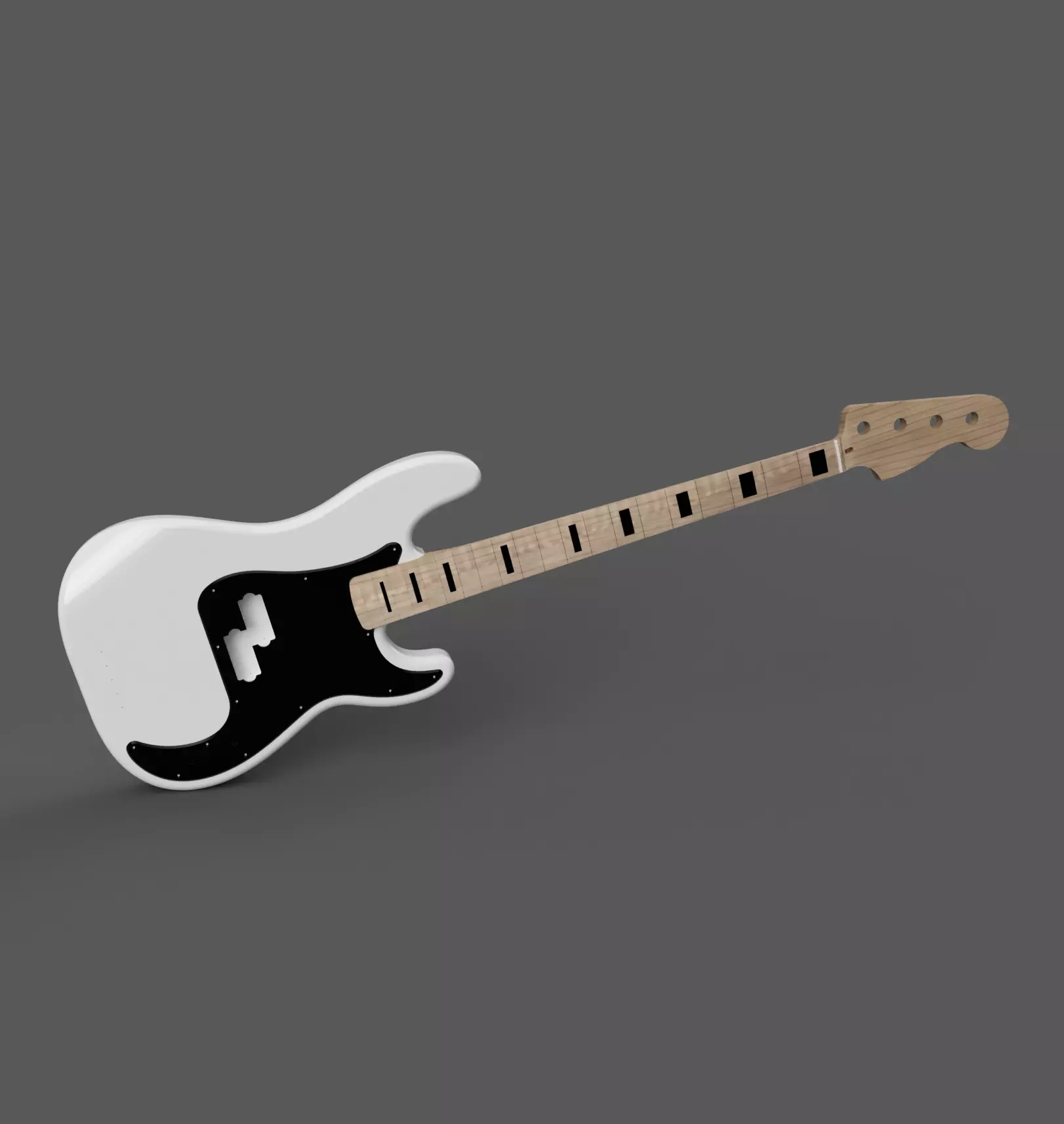 P Style CAD Bass Plan 3D model_0