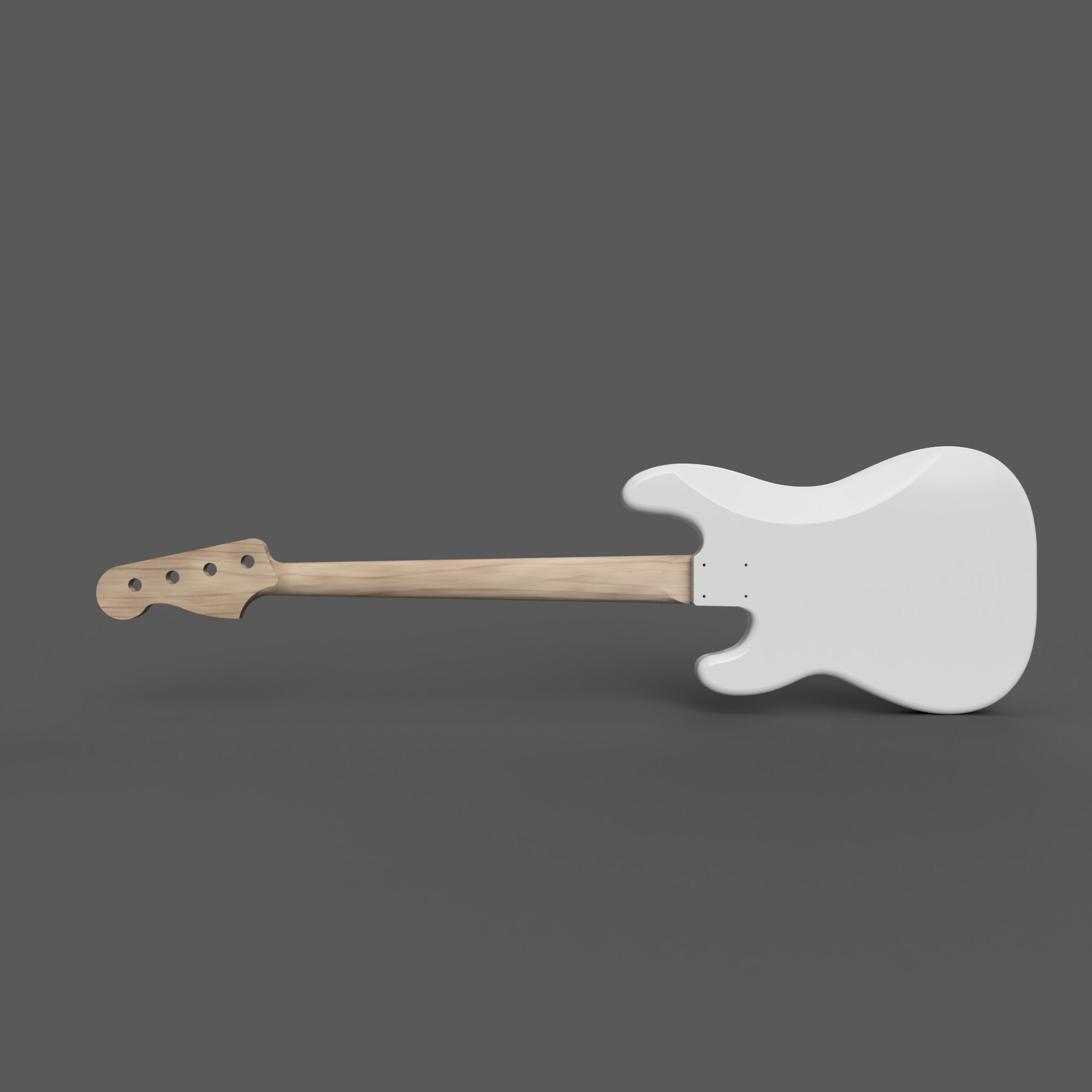 P Style CAD Bass Plan 3D model_2