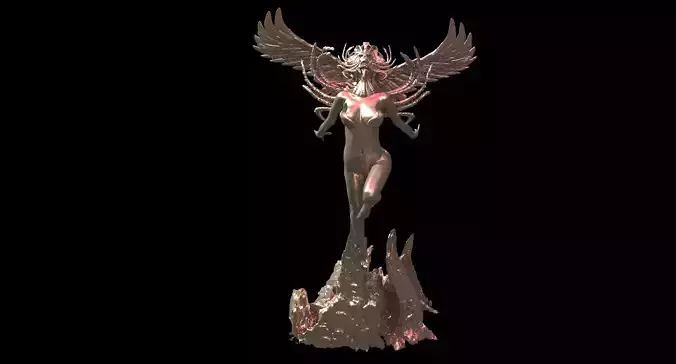 Alien Goddess statue 1