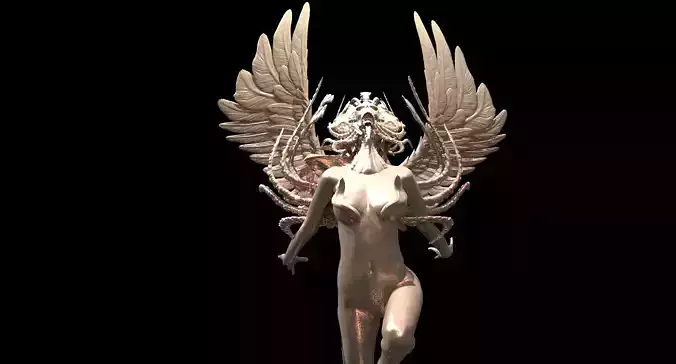 Alien Goddess statue 2 