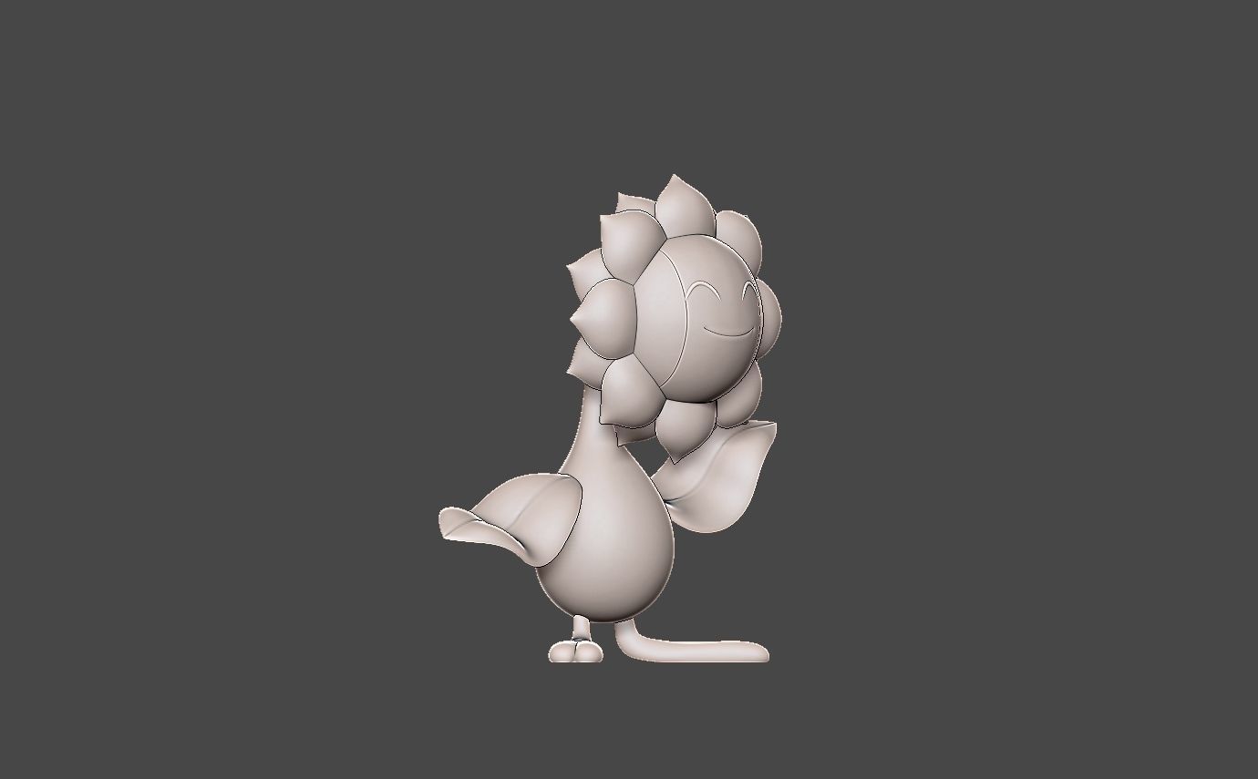 pokemon sunkern evolution pack 3D print model_10